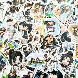 50/100pcs MDZS Cute Version Stickers, Mo Dao Zu Shi Stickers, The Grandmaster of Demonic Cultivation