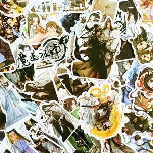75pcs MDZS Stickers, Mo Dao Zu Shi Stickers, The Grandmaster of Demonic Cultivation, Wangxian