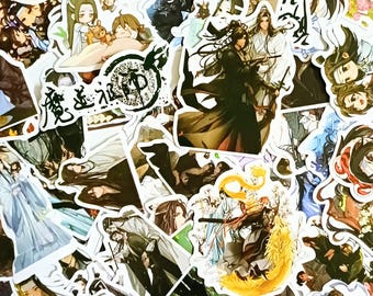 75pcs MDZS Stickers, Mo Dao Zu Shi Stickers, The Grandmaster of Demonic Cultivation, Wangxian