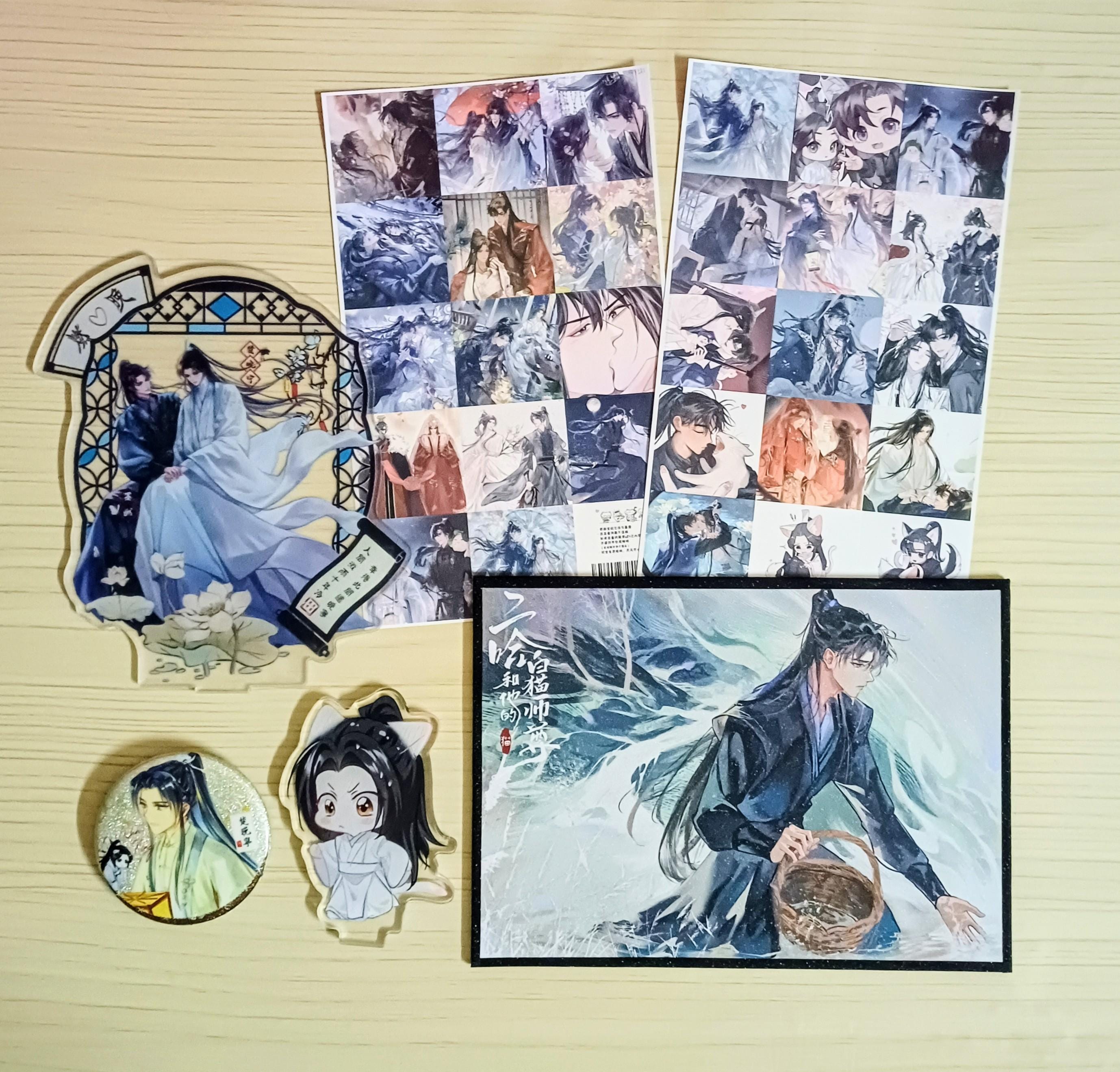 2HA Gift Set, Anime Standees, Stickers, Pin Badge, Shikishi Board