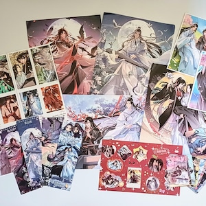 MDZS Poster Gift Set, Mo Dao Zu Shi, Wei Wuxian, Lan Wangji, Wangxian