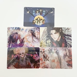 Danmei Anime Lenticular Card, MDZS, TGCF, SVSSS, 2HA, Erha, Link Click, Anime Collectible Card