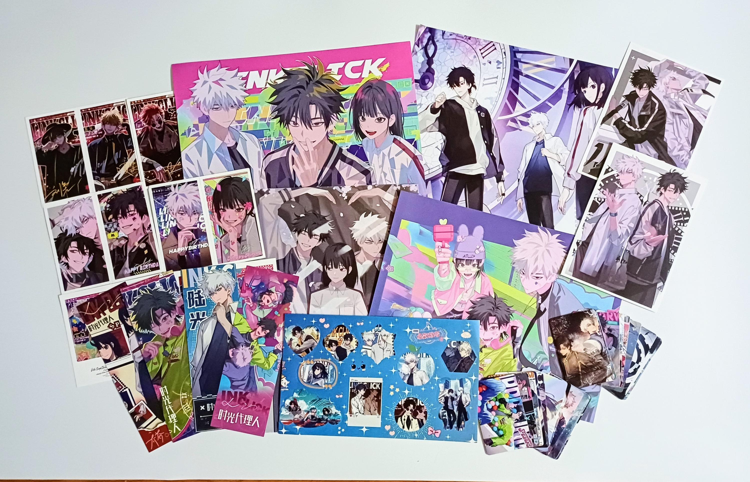 Link Click Poster Gift Set, Shiguang Dailiren, Anime Poster
