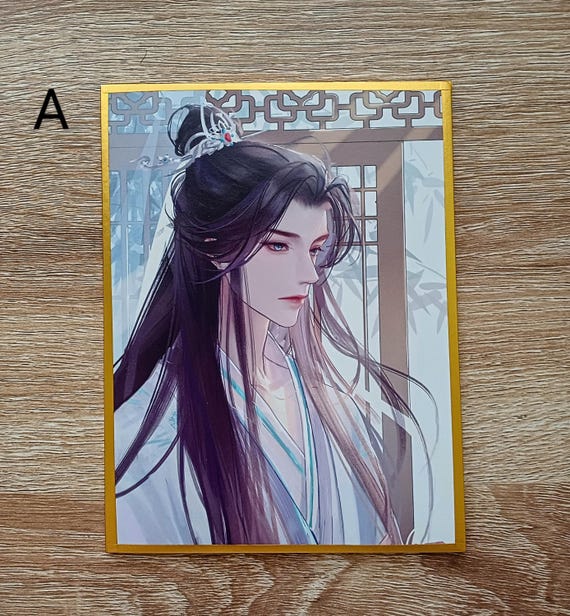 2HA Shikishi Board, Erha, the Husky and His White Cat Shizun Card