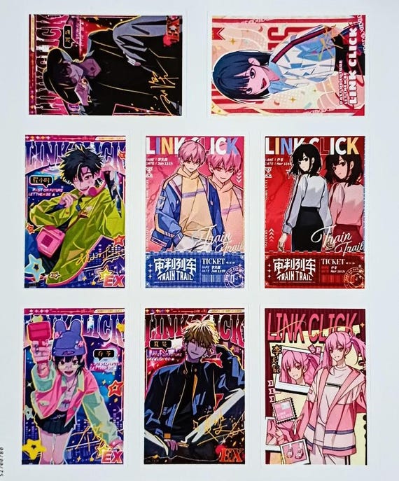 【新品・未使用】　KMNZ CD book ステッカー　まとめ売り リンククリック長方形ステッカー、Shiguang Dailiren、Cheng Xiaoshi