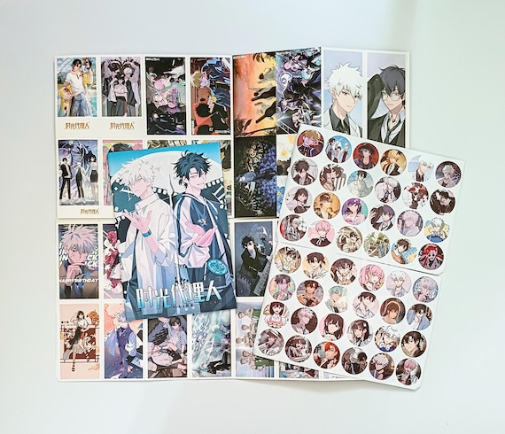 Link Click Artbook Gift Set: Anime Poster, Lomo Cards & Stickers