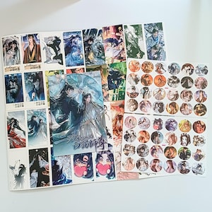 Set de regalo de libros de arte 2HA: Erha, el husky y su gato blanco Shizun, Ranwan, libro de arte de anime
