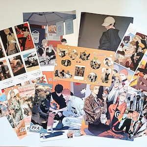 19 Days Poster Gift Set, Anime Poster Sticker Card