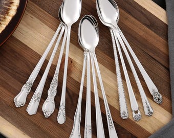 ヴィンテージ ヒルデスハイム ローズ ティースプーン - シルバー 835