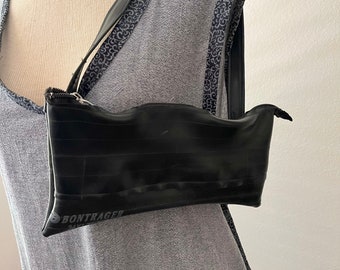 Bicycle inner tube small purse, recycled bike tube handbag