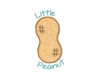 Little Peanut Individual APPLIQUE Machine Embroidery Designs