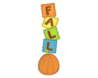 Thanksgiving Fall Individual APPLIQUE Machine Embroidery Designs