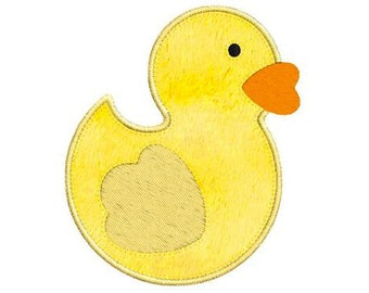 Baby Rubber Duck Individual APPLIQUE Machine Embroidery Designs
