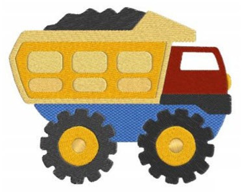 Construction Trucks Machine EMBROIDERY Designs Etsy