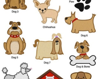 Dog Machine Embroidery Designs