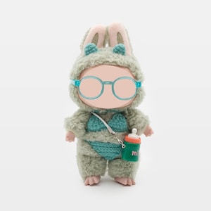 Doll Clothes for 17cm, Handmade Bikini Set with Accessories Outfit, 4 Pieces Kawaii Chic Style Cute Dress for Dolls Accessories