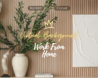 Home Office Zoom Background | Professional Virtual Background for Zoom/Video conferences/Streaming