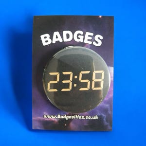 Iron Maiden 2 Minutes To Midnight Badge – Heavy Metal Pin, Rock Band Collectible, Handmade Badge