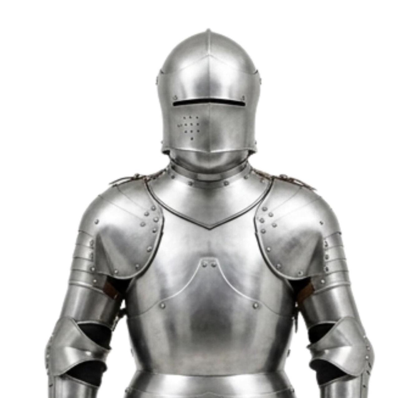 Medieval Knight Full Plate Armor Suit | Gothic Steel Harness Crusader ...