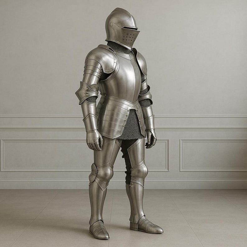 Wearable Steel Knight Armor | Full Medieval Suit, Cosplay LARP - Etsy