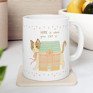 Ragdoll Cat Ceramic Mug - Adopt your Perfect Mug Companion. Cat Lovers Gift, Cozy Cat Coffee and Tea Drinkware.