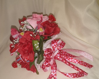 Lollipop Bouquet, Valentine's Day Candy Gift, Valentine's Gift, Valentine's Day Gift for Little Girl,  Bachelorette Bouquet