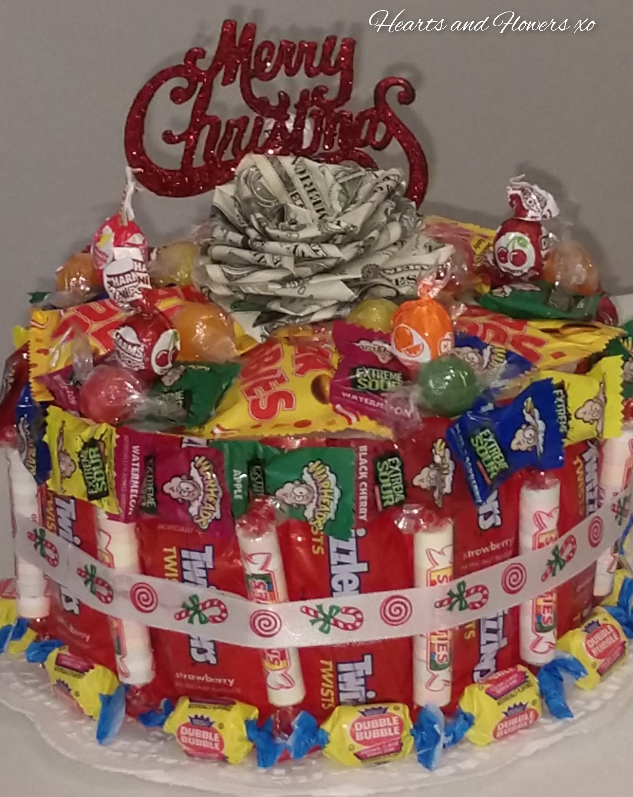Candy and CASH Cake Candy Cake Money Cake Money Gift Money Etsy