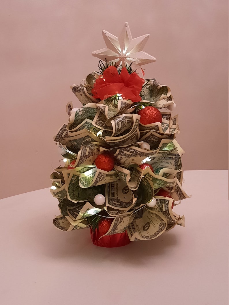 Lighted Money Tree Real Cash Christmas TreeIncludes 50 Etsy