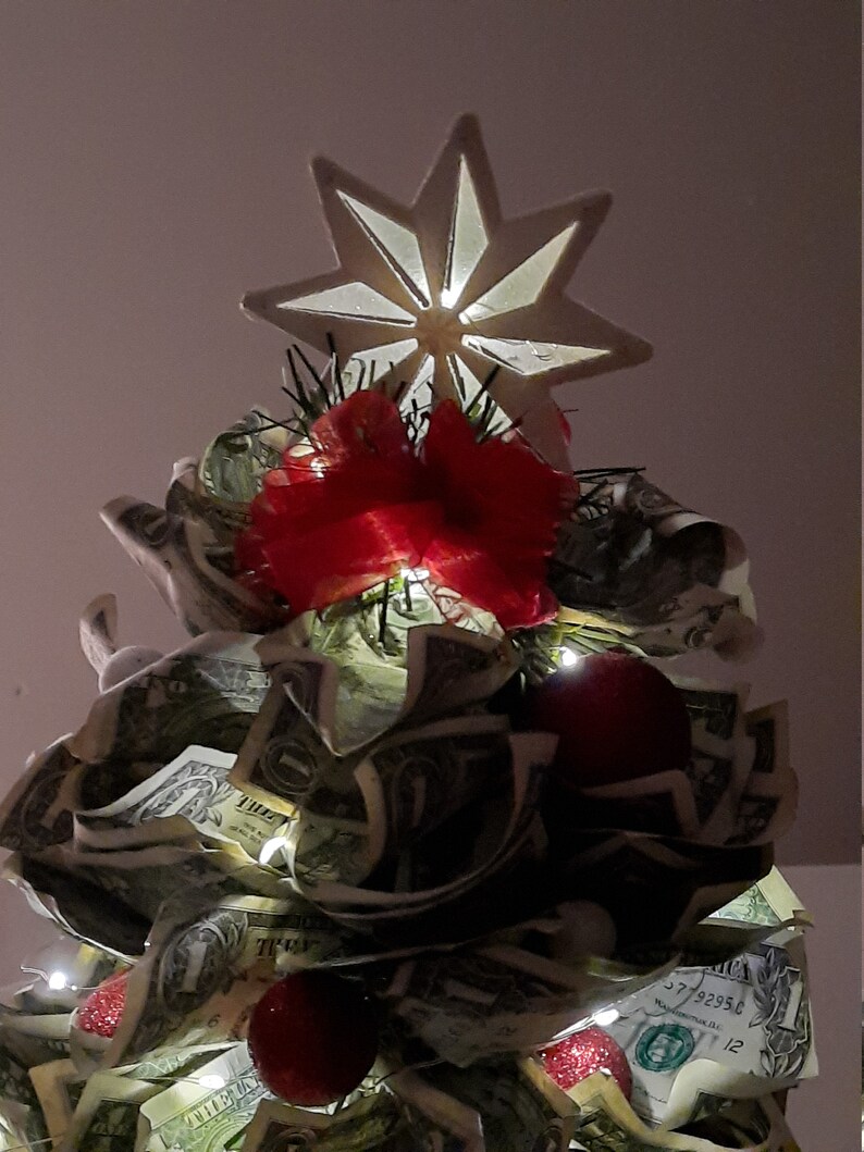 Lighted Money Tree Real Cash Christmas TreeIncludes 50 Etsy