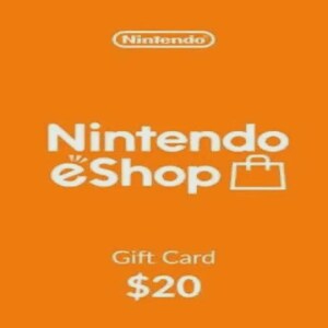 Cartão-presente Nintendo eShop de 20 USD para resgatar - ESTADOS UNIDOS [Código digital]