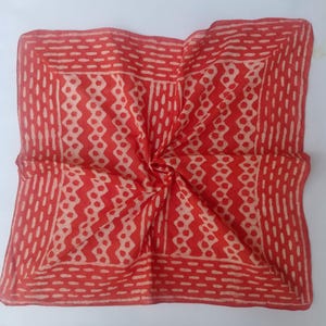 Indian Headwrap Cotton Bandana Scarf, Block Print Dabu Handmade Soft Scarves For women, Unisex Accessories, Boho Style Neck Scarves