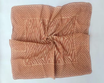Organic Cotton Block Print Bandana: Lightweight Summer Scarf