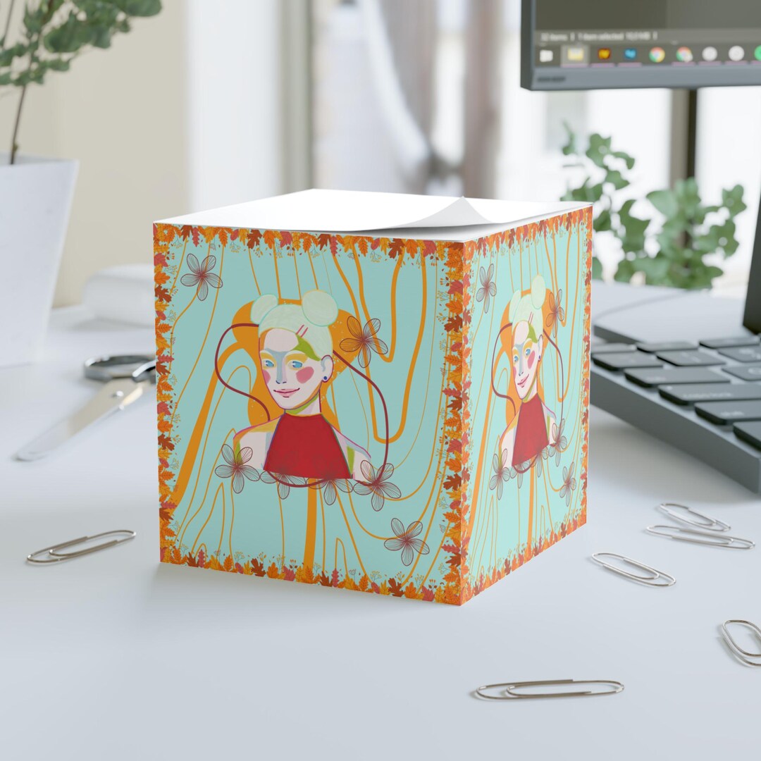 Magic Notes Whimsy Image Whimsical Note Cube - Etsy