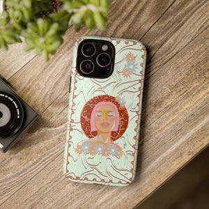 Boho Floral Phone Case: 3D Wrap, UV Protected, Impact-Resistant