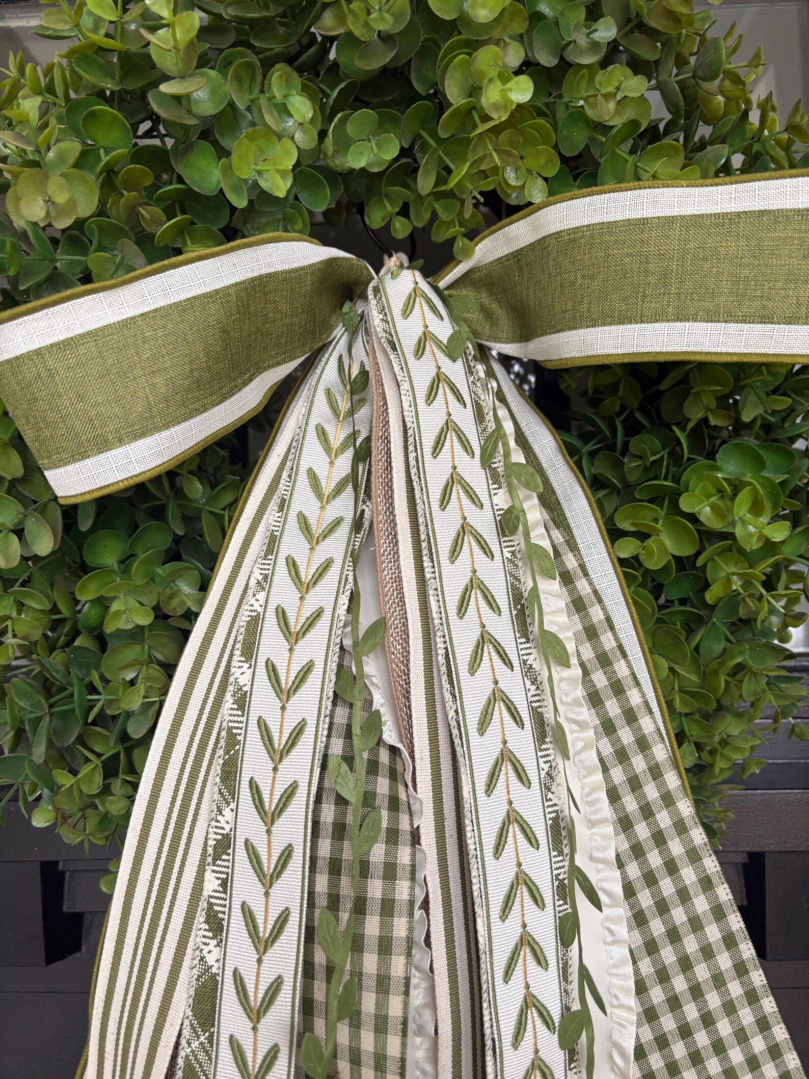 English Garden Ribbon Bundle-spring Wreath Ribbons With BOW - Etsy