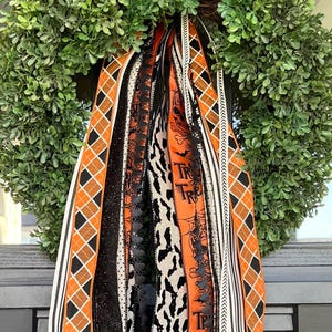Trick or Treat Halloween  Ribbon Bundle-Fall Wreath Ribbons-Halloween ribbons(26&quot;)