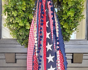 Patriotic Ribbon Bundle: Red, White, and Blue 4th of July Decor