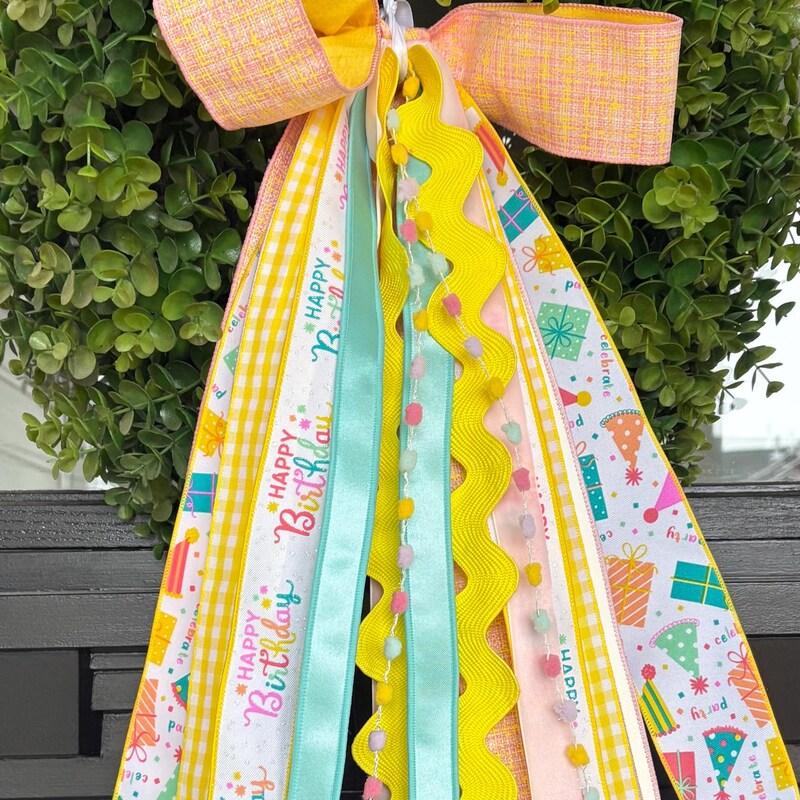 Happy Birthday Ribbon - Etsy