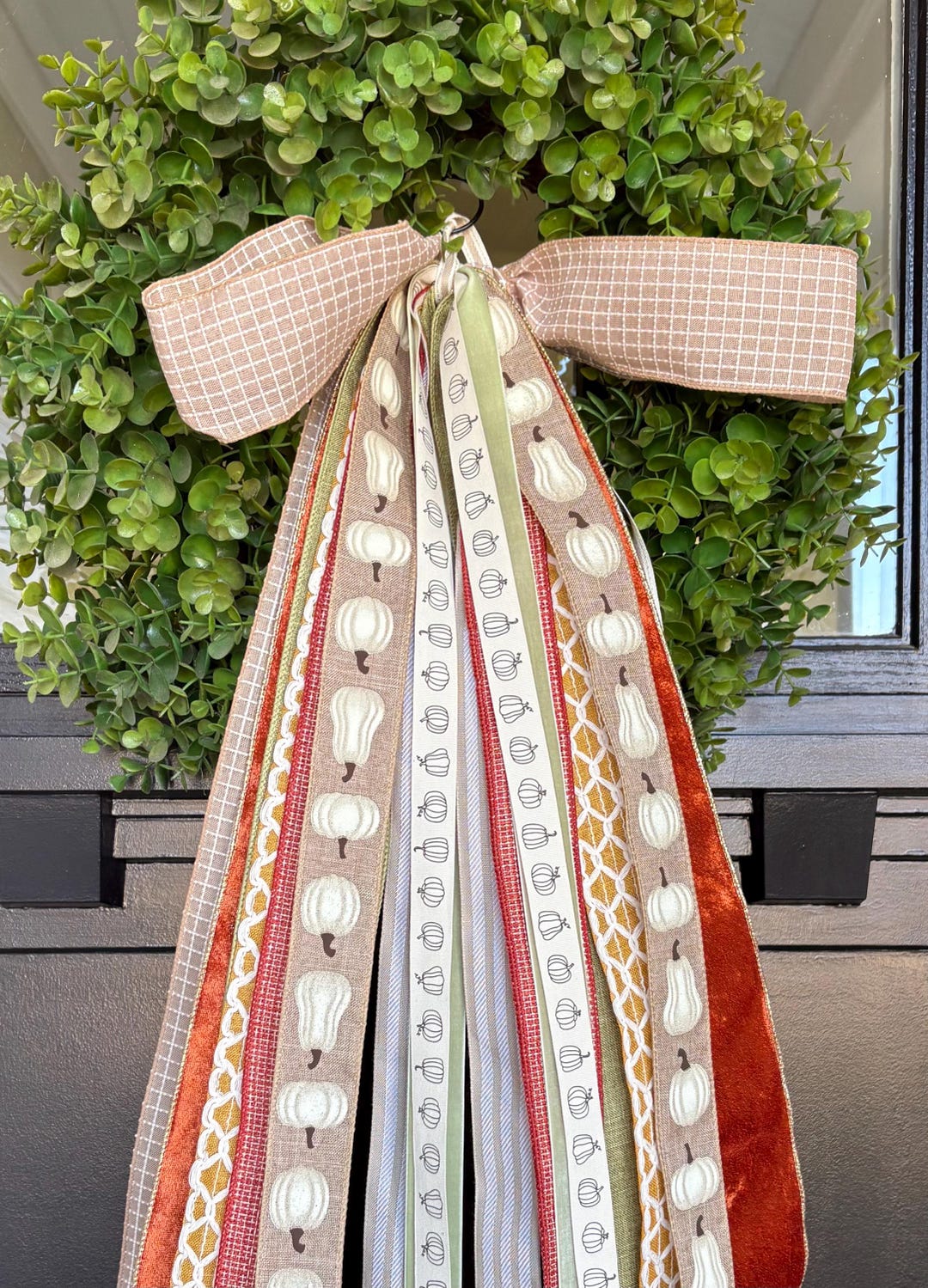 Fall Ribbon Trend Pumpkin Harvest Fall Ribbon Bundle -fall and Thanksgiving Wreath ...