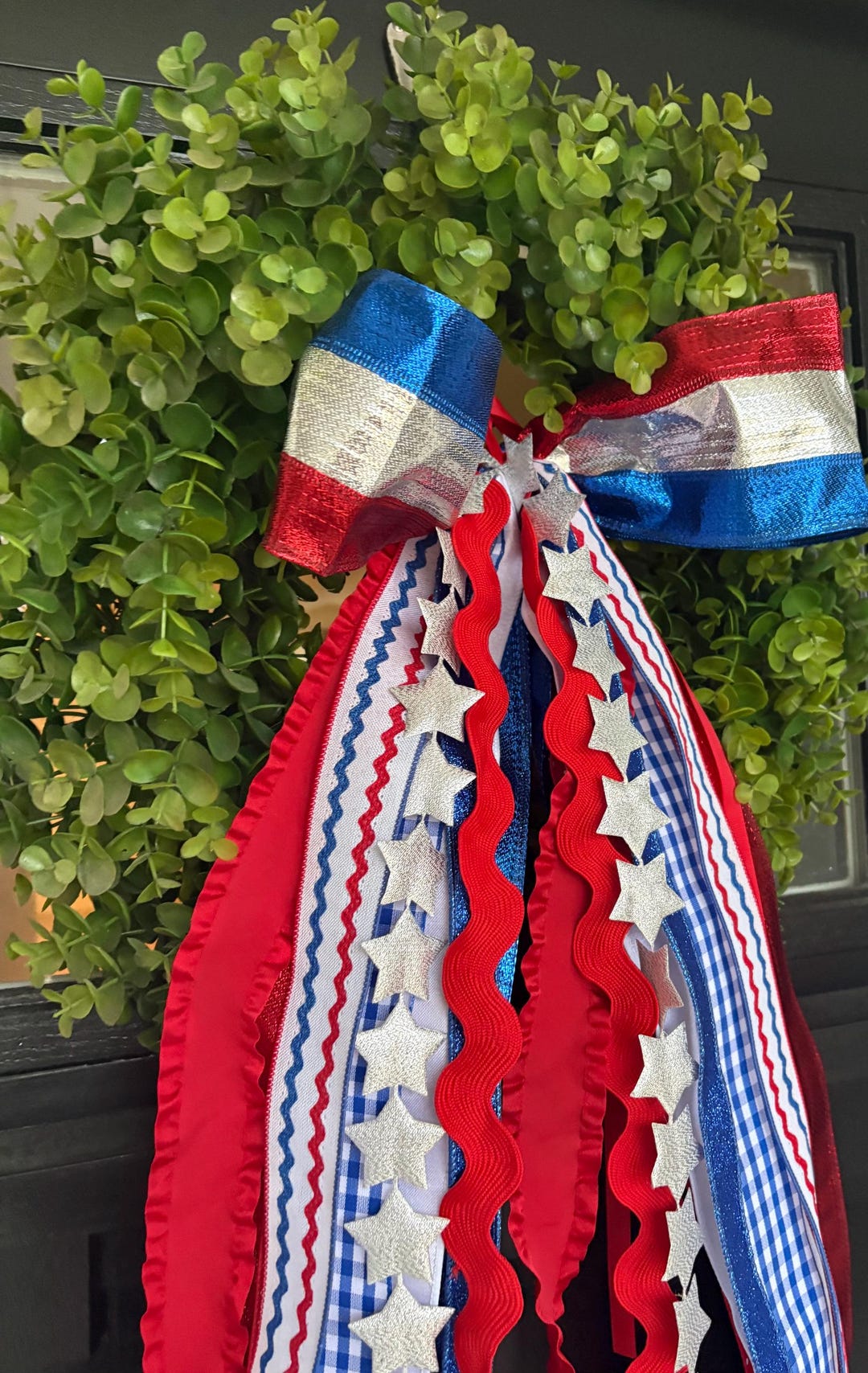 Parade Ribbons 4th of July Parade Ribbon Bundle With Chunky Bow - Etsy