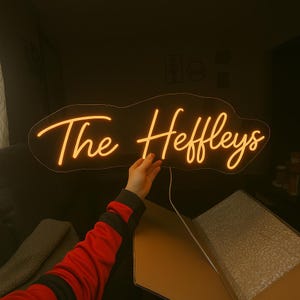 Insegna al neon personalizzata - Insegna luminosa al neon a LED personalizzata per camera da letto, arredamento per la casa o regalo - Insegna al neon con nome, insegne a LED personalizzate