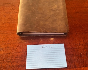 Caderno de couro A5