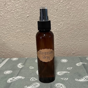 Spray al magnesio naturale fatto a mano