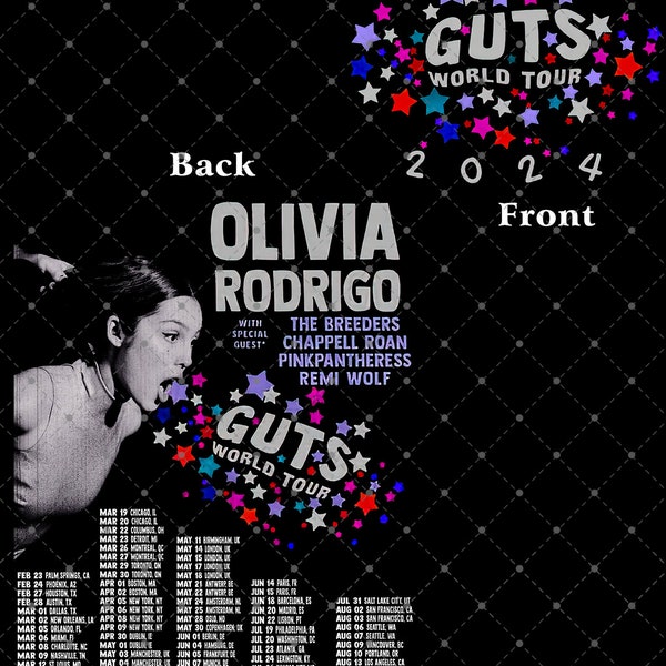 Olivia Rodrigo PNG, Guts Tour Png Files, Olivia Rodrigo Sour Png, Olivia New Album Png, Olivia Bad Idea Right Png, Retro Design