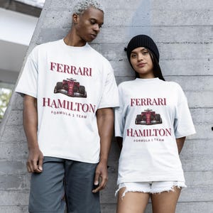 F1 shirt, Lewis Hamilton Ferrari F1 T-Shirt, Hamilton 16 Formula 1 Racing Tee, Ferrari Motorsport Shirt, Formula One Gift