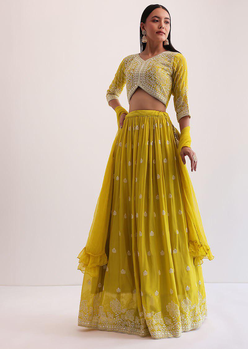 New Holud Lehenga Gaye Holud Dress UK