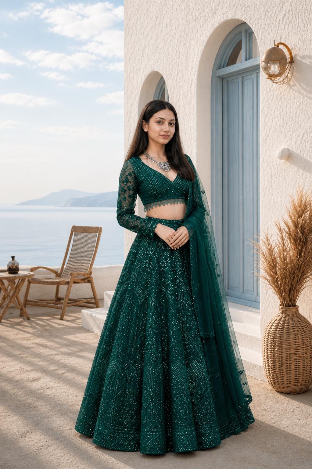 Pakistani Dress Emerald Green - Etsy