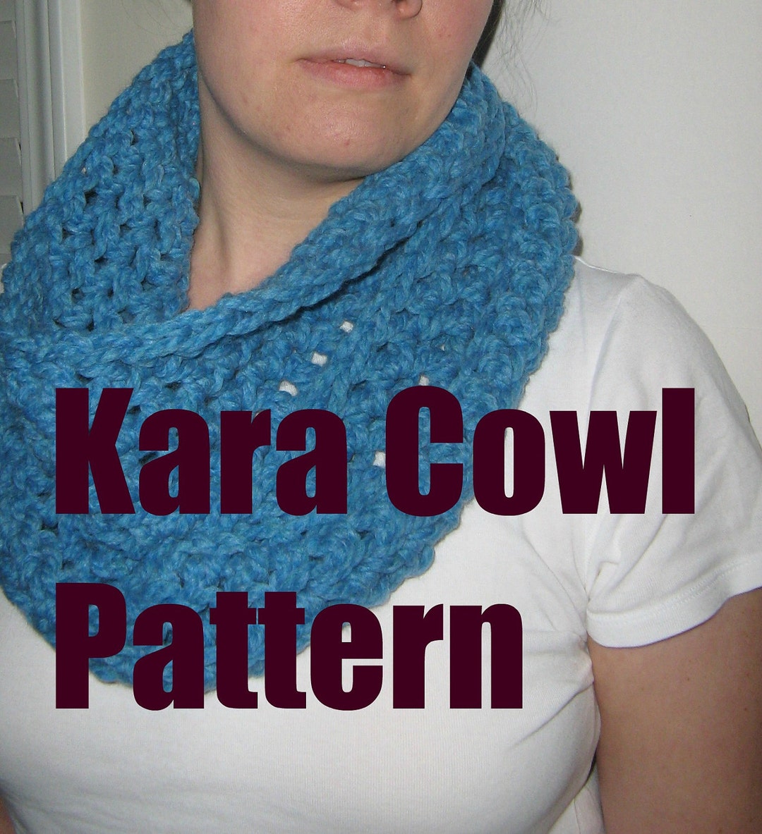 Infinity Circle Scarf Pattern- the Kara EASY PDF Crochet Pattern ...