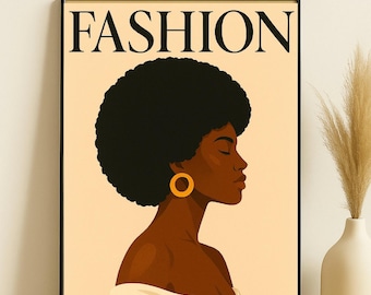 Minimalist Fashion Digital Art Print - Editorial Style Aesthetic Poster , A1/A2/A3/A4/A5 printable wall Decor for Bedroom or Office