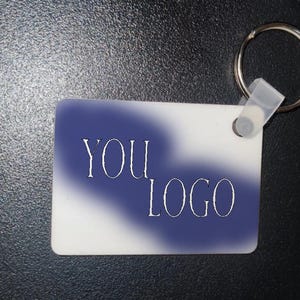 Rectangle Keychain Mockup | PSD File | Sublimation Keychain | Smart Object | Instant Download